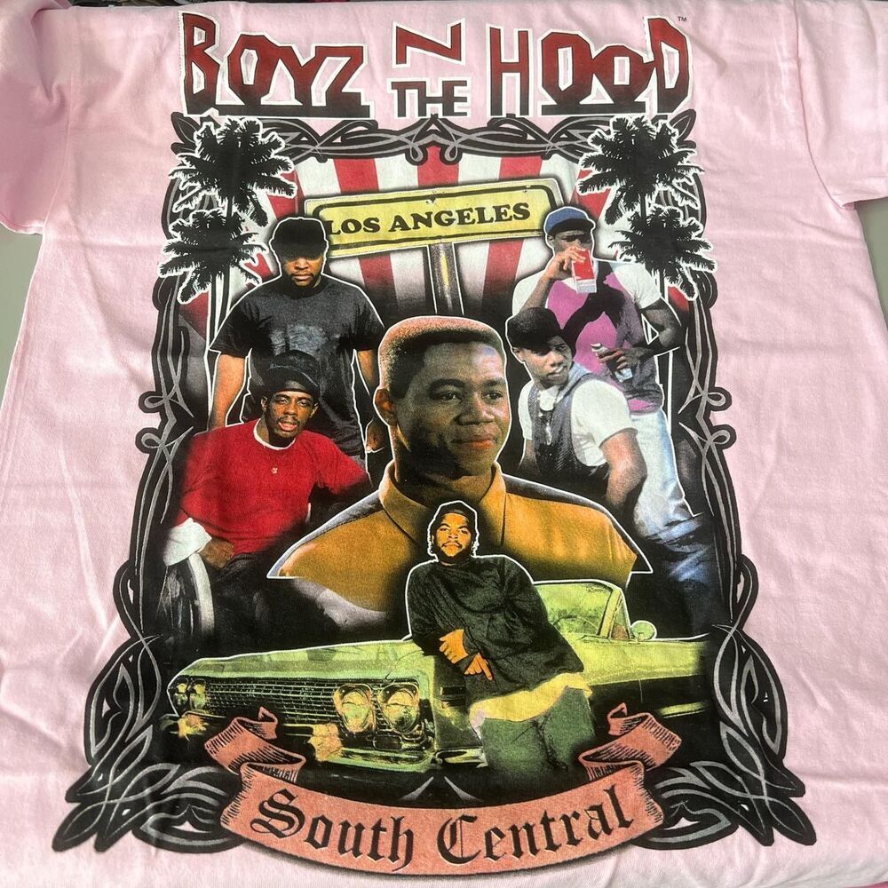 Boyz in the Hood Unisex Pink Graphic TShirt Size Medium